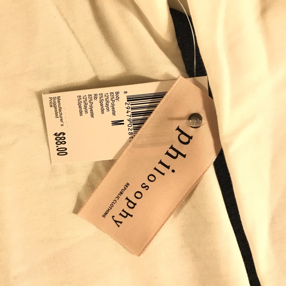 Philosophy Sweatshirt and Sock Gift Set Ivory/Red - Picture 10 of 16